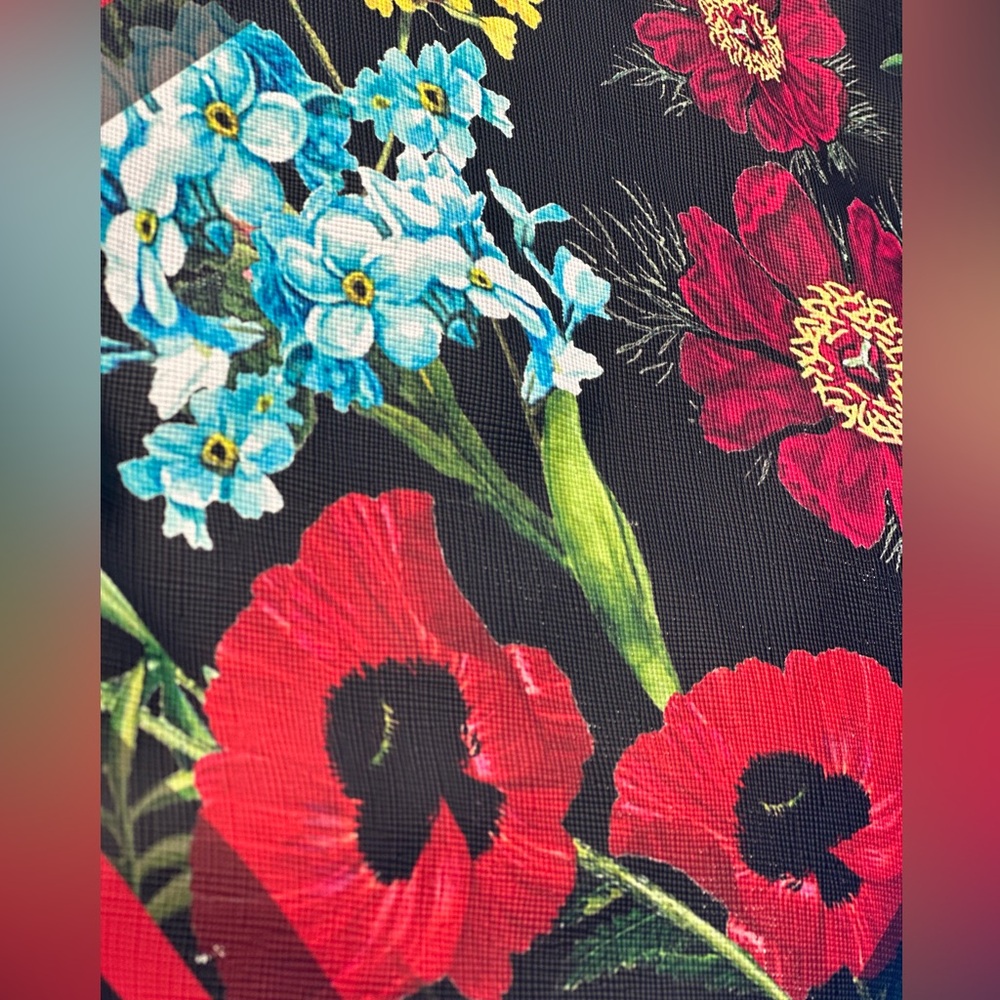 Nanette Lepore Floral Kiss Lock Handbag – Thrifted & Beautiful❤️❤️❤️ - Picture 5 of 17
